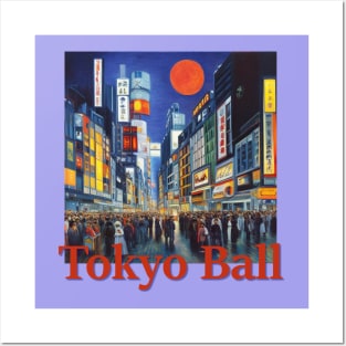 Japan Tokyo Ball by Kana Kanjin Posters and Art